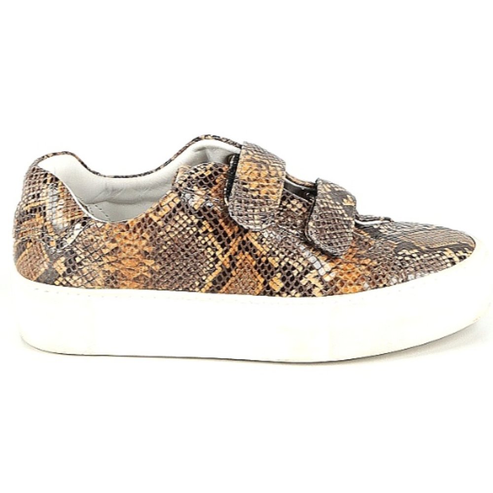 🎯& Other Stories Snake Skin Print Platform Sneakers Size 6.5